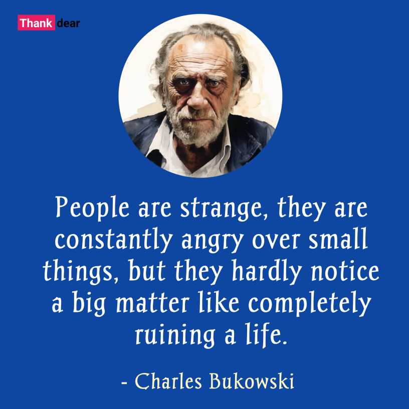 Best Quotes of Charles Bukowski 